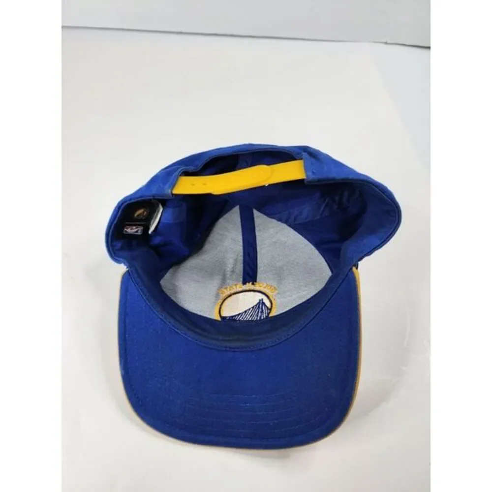 Youth Golden State Warriors Snapback Hat‎ Cap Boy Girl NBA Adidas Blue Yellow
